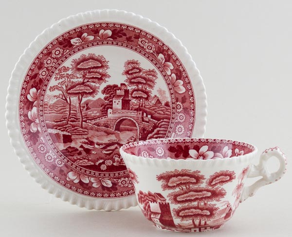 Teacup and saucer c1988